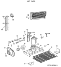 UNIT PARTS Diagram and Parts List for TBX18DASERAD  General Electric Refrigerator