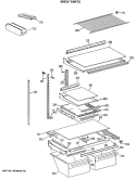 Part Location Diagram of WR32X1396 GE PAN 1/2 Vegetable