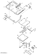 Section Diagram and Parts List for JGBP29GES1  General Electric Range