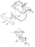 Section Diagram and Parts List for JGSS05GER4  General Electric Range