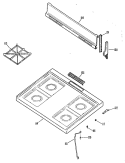 Section Diagram and Parts List for JGBS02PN4  General Electric Range