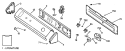 Part Location Diagram of WE19X0942 GE SW TRIM ASM.