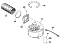 Section Diagram and Parts List for JSP60GN3BG  General Electric Range