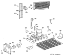 UNIT PARTS Diagram and Parts List for TBX19JASPRWH  General Electric Refrigerator
