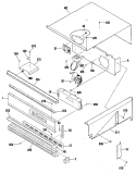 Section Diagram and Parts List for JKP17WP3WG  General Electric Wall Oven