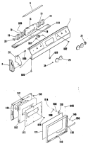 Part Location Diagram of WB37K5019 GE CNT PANEL Mounting BRACKET-LT