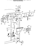 FRESH FOOD SECTION Diagram and Parts List for TFG24PRSAWW  General Electric Refrigerator
