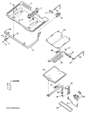 Section Diagram and Parts List for JGBP26GEN6  General Electric Range