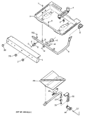 Section Diagram and Parts List for JGBS17GER5  General Electric Range