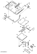 Section Diagram and Parts List for JGBP29GES2  General Electric Range