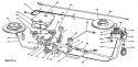 Section Diagram and Parts List for JGP641ES1  General Electric Cooktop