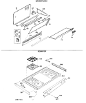 BACKSPLASH Diagram and Parts List for JGHC60GEN7  General Electric Range