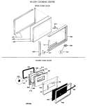 Part Location Diagram of WB07X7179 GE DOOR FRAME