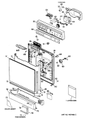 Part Location Diagram of 31-3967 GE TECH SHEET