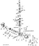 MOTOR - PUMP MECHANISM Diagram and Parts List for ZBD3000T56WB  General Electric Dishwasher