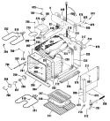 Section Diagram and Parts List for JMP28GR2AD  General Electric Range