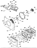 Section Diagram and Parts List for JKP56AS1AA  General Electric Wall Oven