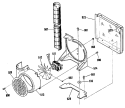 Section Diagram and Parts List for JDP36GP5WH  General Electric Range