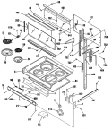 Part Location Diagram of WB36K5080 GE UP SUP Cover A