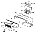 Section Diagram and Parts List for JHP56GN6AD  General Electric Range