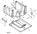 Section Diagram and Parts List for AEM18DBV1  General Electric Air Conditioner