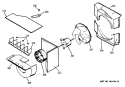 Section Diagram and Parts List for AEM15DBV1  General Electric Air Conditioner