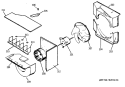 Section Diagram and Parts List for AEM23DBR1  General Electric Air Conditioner
