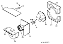 Section Diagram and Parts List for AEP23DAR1  General Electric Air Conditioner