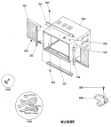 Section Diagram and Parts List for AMV06LAM2  General Electric Air Conditioner