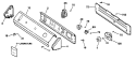 Section Diagram and Parts List for DDG7980SAL  General Electric Dryer