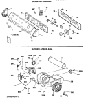 Part Location Diagram of WE19X0840 GE SW TRIM Assembly