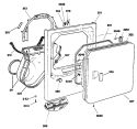 Section Diagram and Parts List for DDG9680RFMWW  General Electric Dryer