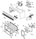 Part Location Diagram of WB56X2145 GE OUTER CASE - WHITE