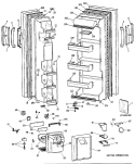Part Location Diagram of 49-6752 GE Manual, Use And Care