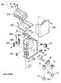 Section Diagram and Parts List for AZC206EDV6  General Electric Air Conditioner