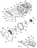 Section Diagram and Parts List for JKP16GP4BG  General Electric Wall Oven