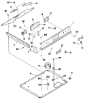 Section Diagram and Parts List for JSP38GS4BG  General Electric Range
