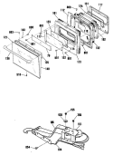 Section Diagram and Parts List for ZEK754GP4BG  General Electric Wall Oven