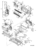 Section Diagram and Parts List for AZW315DBV2  General Electric Air Conditioner