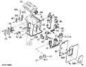 Section Diagram and Parts List for AZW315DBV2  General Electric Air Conditioner