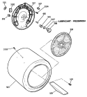 Section Diagram and Parts List for DDE9605SAMAA  General Electric Dryer
