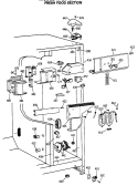 FRESH FOOD SECTION Diagram and Parts List for TFG24ZFSCWH  General Electric Refrigerator