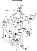 FRESH FOOD SECTION Diagram and Parts List for TFG27PFSCAA  General Electric Refrigerator
