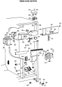 FRESH FOOD SECTION Diagram and Parts List for TFG27ZFSCWH  General Electric Refrigerator