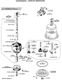 TRANSMISSION - COMPLETE BREAKDOWN Diagram and Parts List for WWA8695SBLAA  General Electric Washer