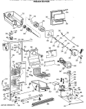 FREEZER SECTION Diagram and Parts List for TFH27PRSMAA  General Electric Refrigerator