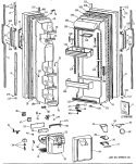 Part Location Diagram of WR17X3508 GE NAMEPLATE RECESS Assembly AL