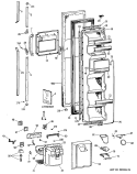 Part Location Diagram of WR55X0057 GE USE GEH WR55X57