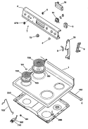 Part Location Diagram of 49-8486 GE MANUAL USE & CARE