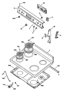 Section Diagram and Parts List for JBP45WS2  General Electric Range